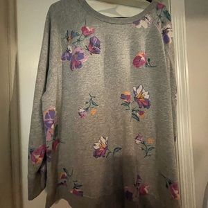 Old Navy Floral sweatshirt